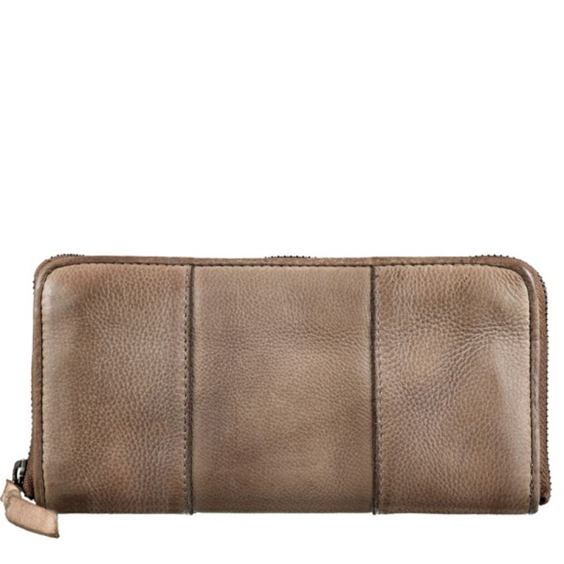 Bull & Hunt Zip Wallet-taupe